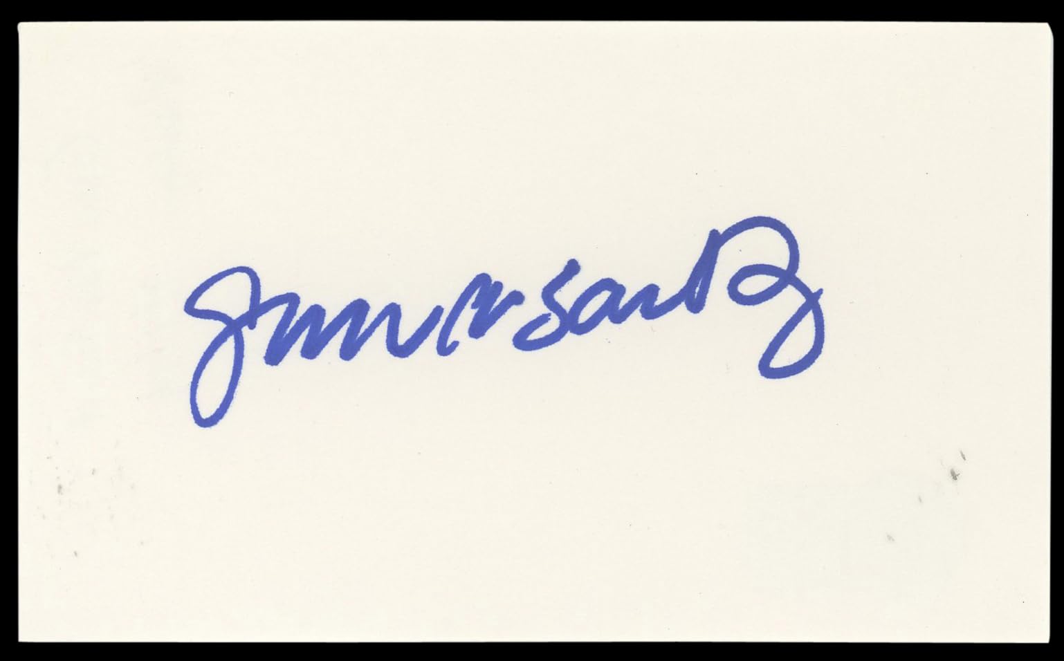 Gus Van Sant Elephant Authentic Signed 3x5 Index Card Autographed BAS #BN89179