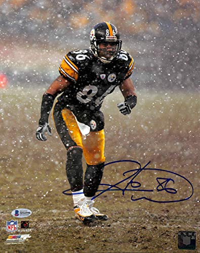Steelers Hines Ward Authentic Signed 11x14 Photo Autographed BAS Witnessed