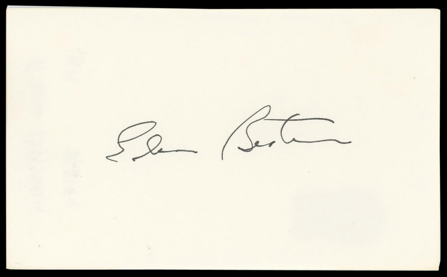 Elmer Bernstein The Magnificent Seven Signed 3x5 Index Card BAS #AD70384