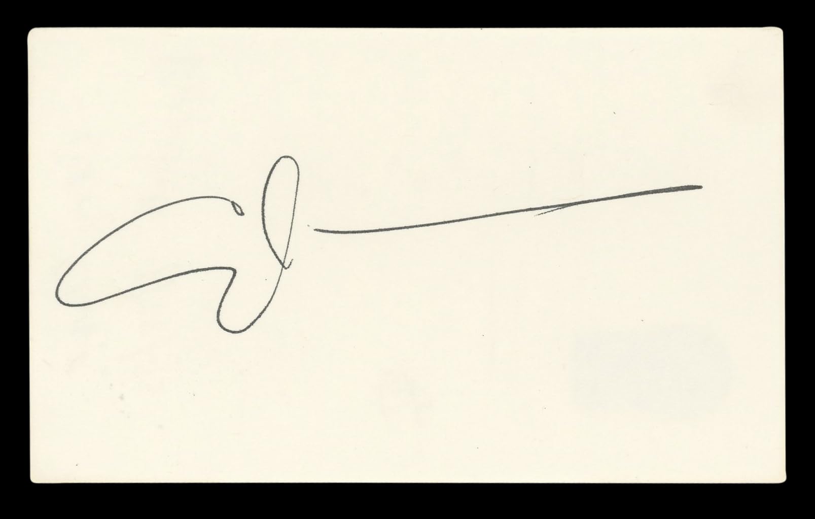 Cary Elwes The Princess Bride Authentic Signed 3x5 Index Card BAS #BL96771