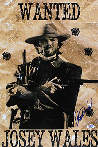 Clint Eastwood The Outlaw Josey Wales Authentic Signed 12x18 Photo PSA #X03594