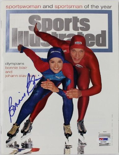 Bonnie Blair Speed Skating Authentic Signed Sports Illustrated PSA/DNA #Q12183