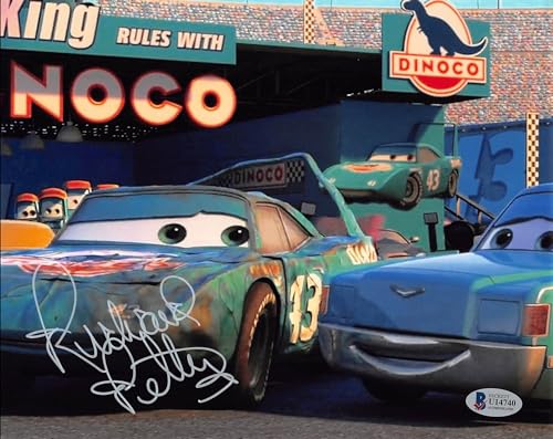 Richard Petty Cars Authentic Signed 8x10 Photo Autographed BAS #U14740