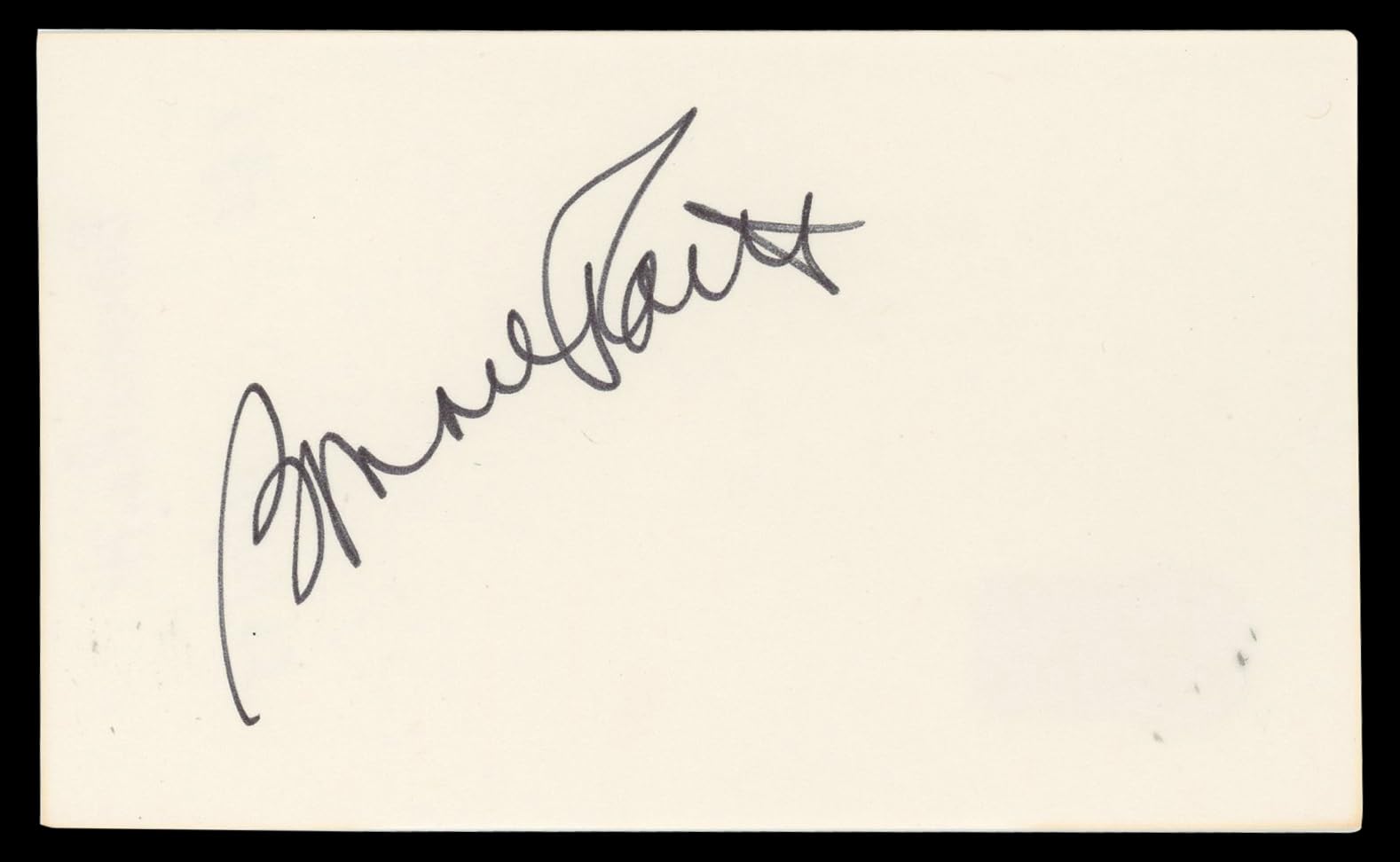 Bonnie Raitt Singer Authentic Signed 3x5 Index Card Autographed BAS #BN06536
