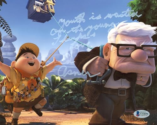 Ed Asner Up "Youth Is Wasted On The Young" Signed 8x10 Photo BAS #U14694