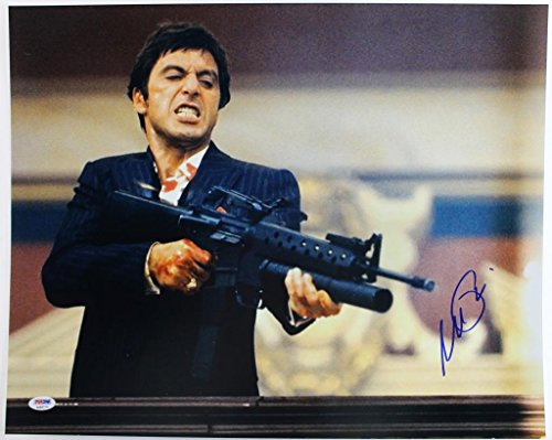 Al Pacino Scarface Signed Authentic 16X20 Photo Graded 10! PSA/DNA #4A98774