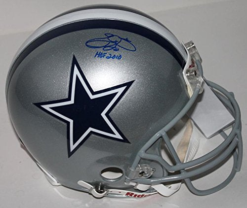 Cowboys Emmitt Smith 'HOF 2010' Signed Authentic Full Size Helmet PSA/DNA