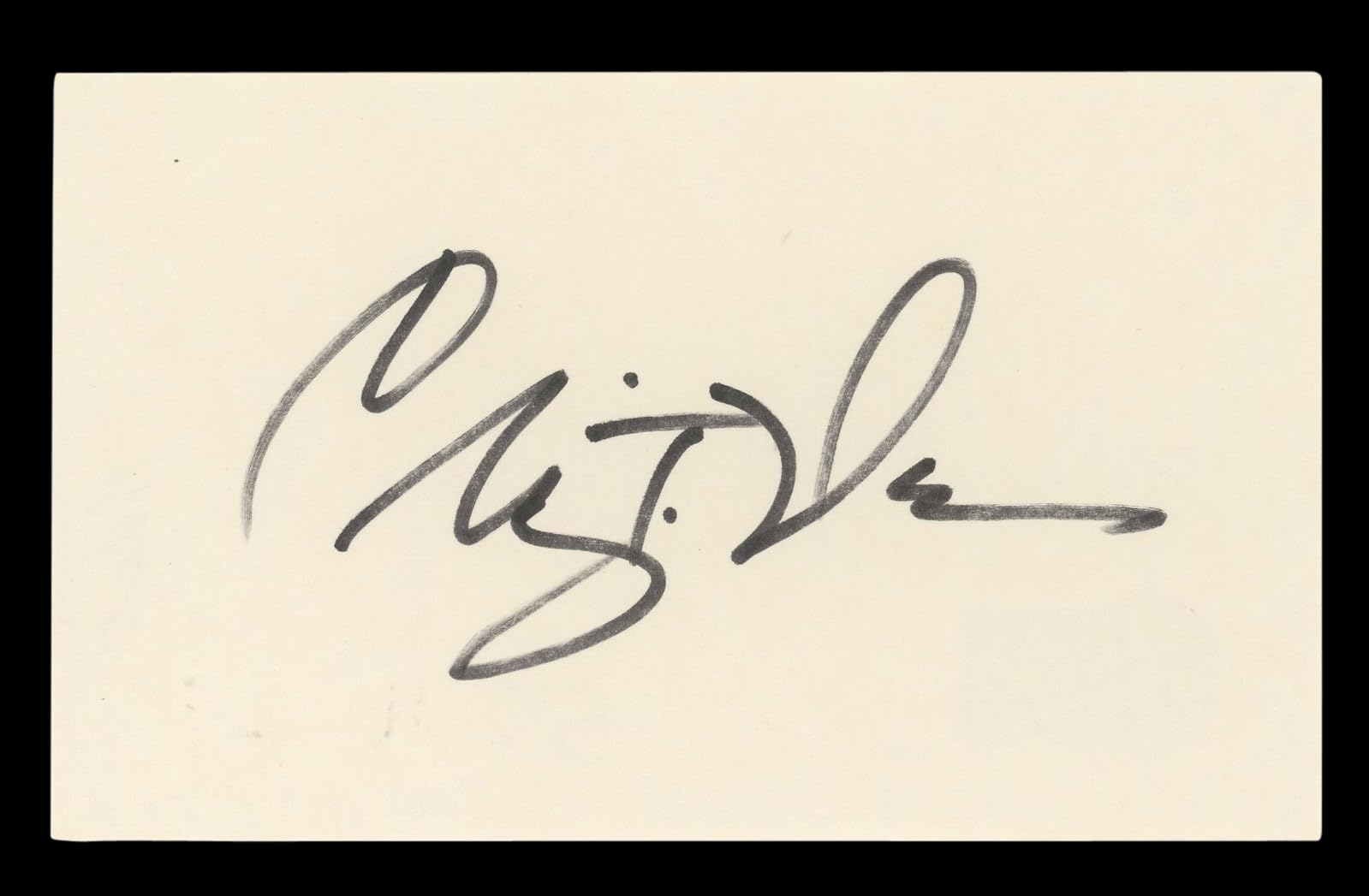 Craig T. Nelson Coach Authentic Signed 3x5 Index Card Autographed BAS #BL96460
