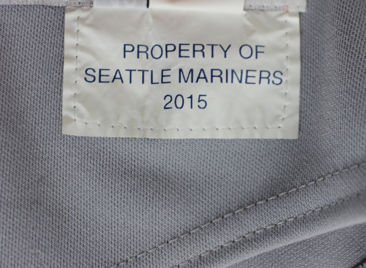 Mariners Felix Hernandez Game Used 2015 Grey Majestic Road Jersey w/ LOA