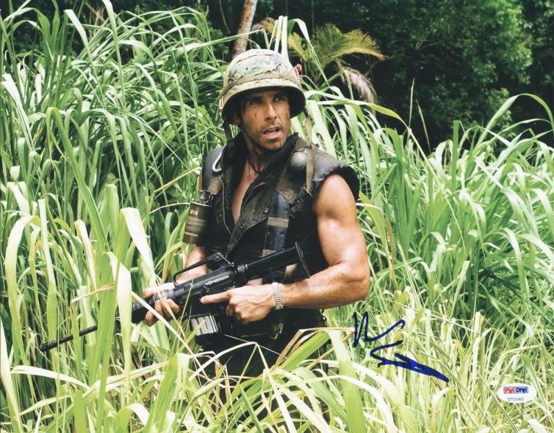 Ben Stiller Tropic Thunder Signed Authentic 11X14 Photo PSA/DNA #U72062