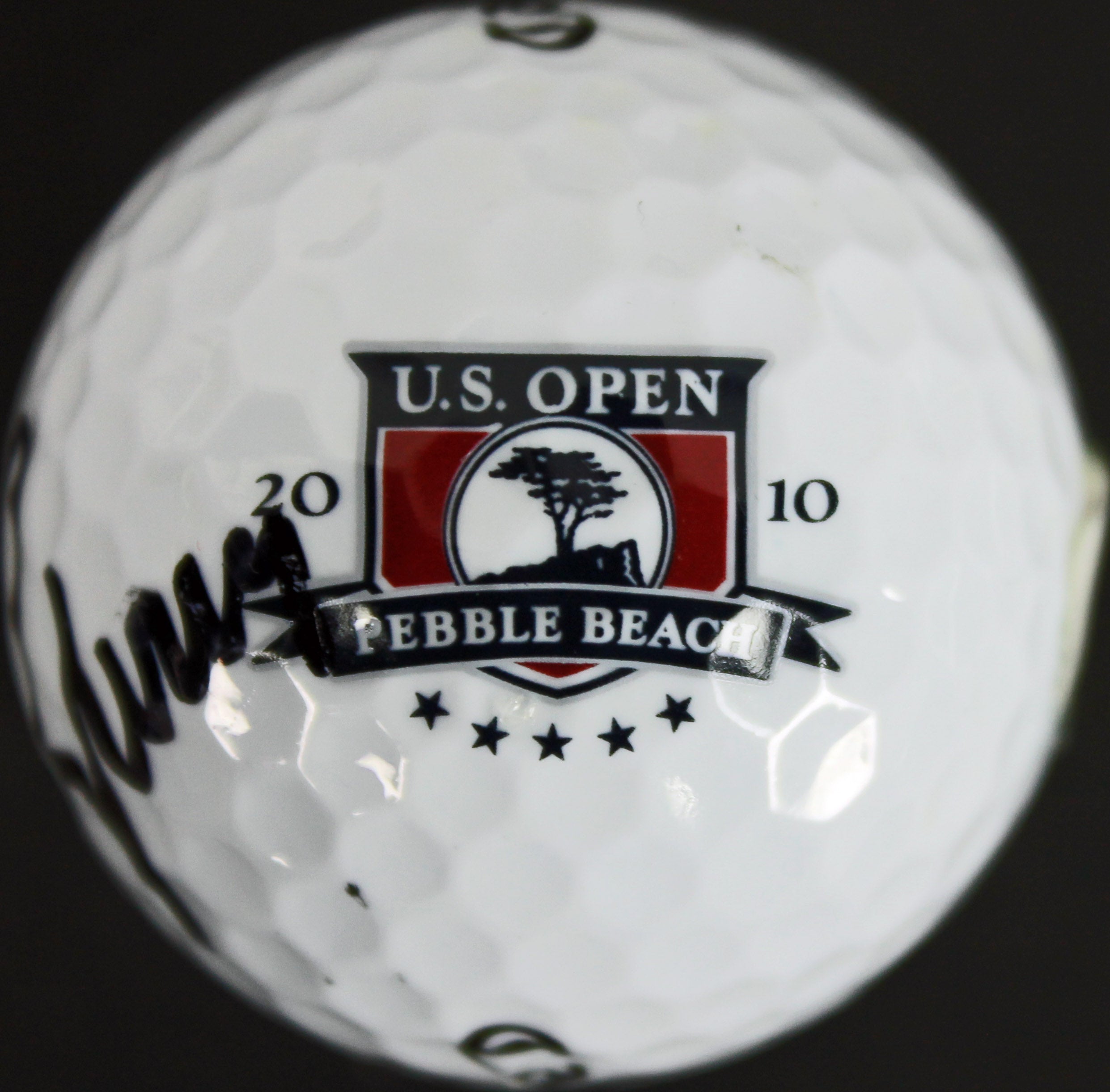Ricky Barnes Authentic Signed 2010 U.S. Open Pebble Beach Golf Ball PSA #U51016