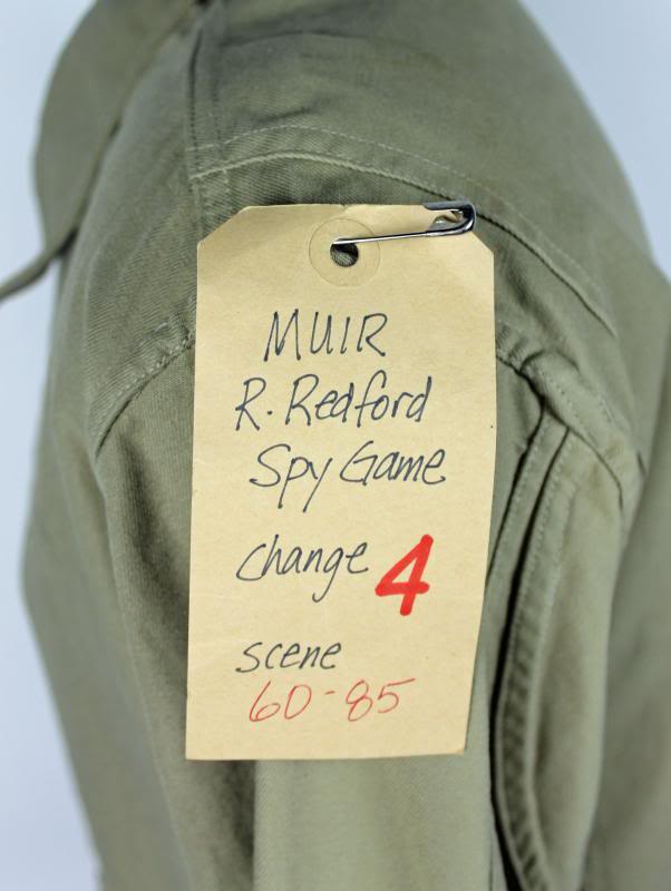 Robert Redford Authentic Signed Used Jacket From The Movie Spy Game PSA #U07996