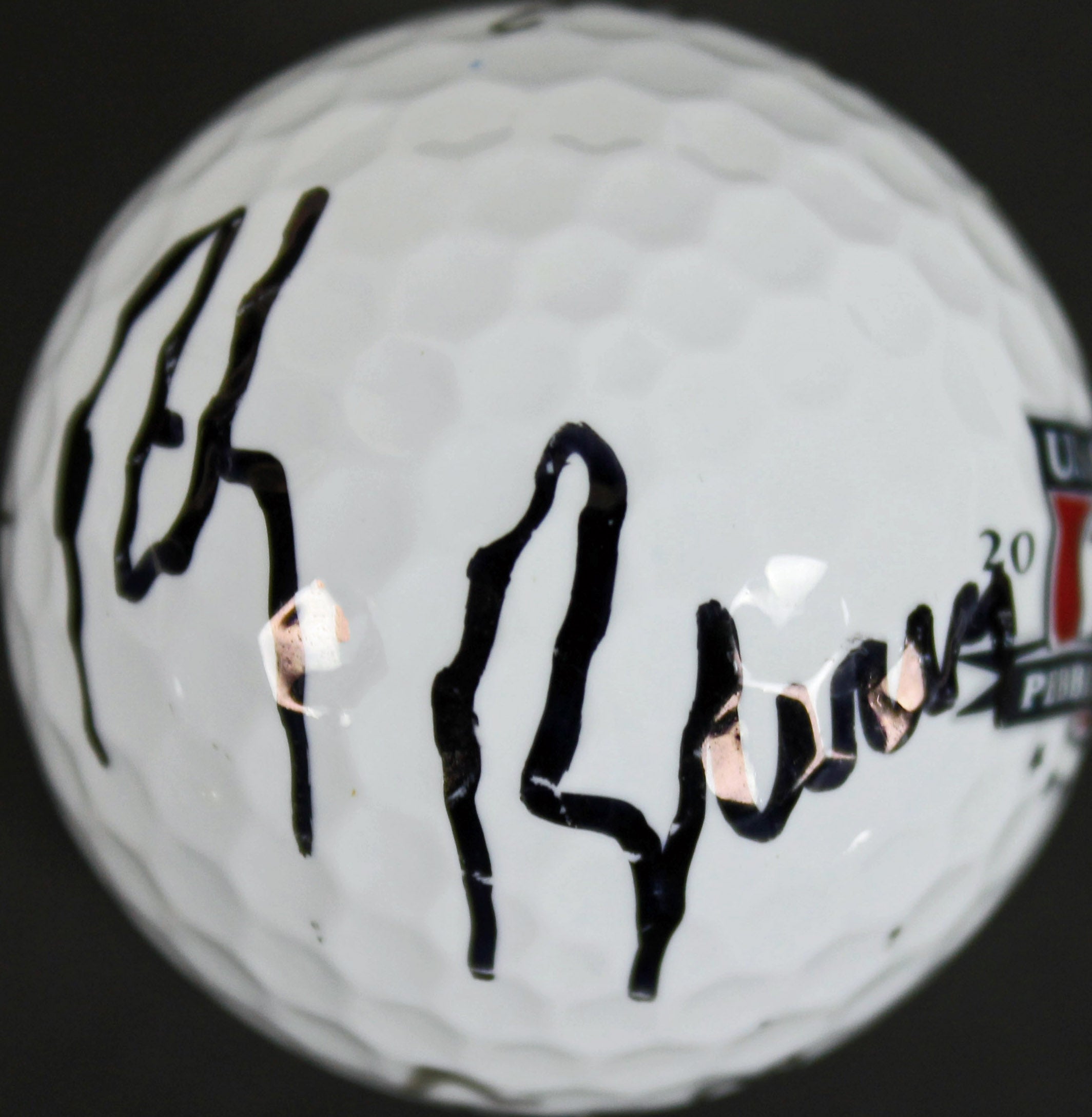 Ricky Barnes Authentic Signed 2010 U.S. Open Pebble Beach Golf Ball PSA #U51016
