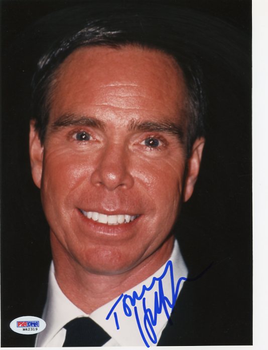 Tommy Hilfiger Signed Authentic 8X10 Photo Autographed PSA/DNA #M42319