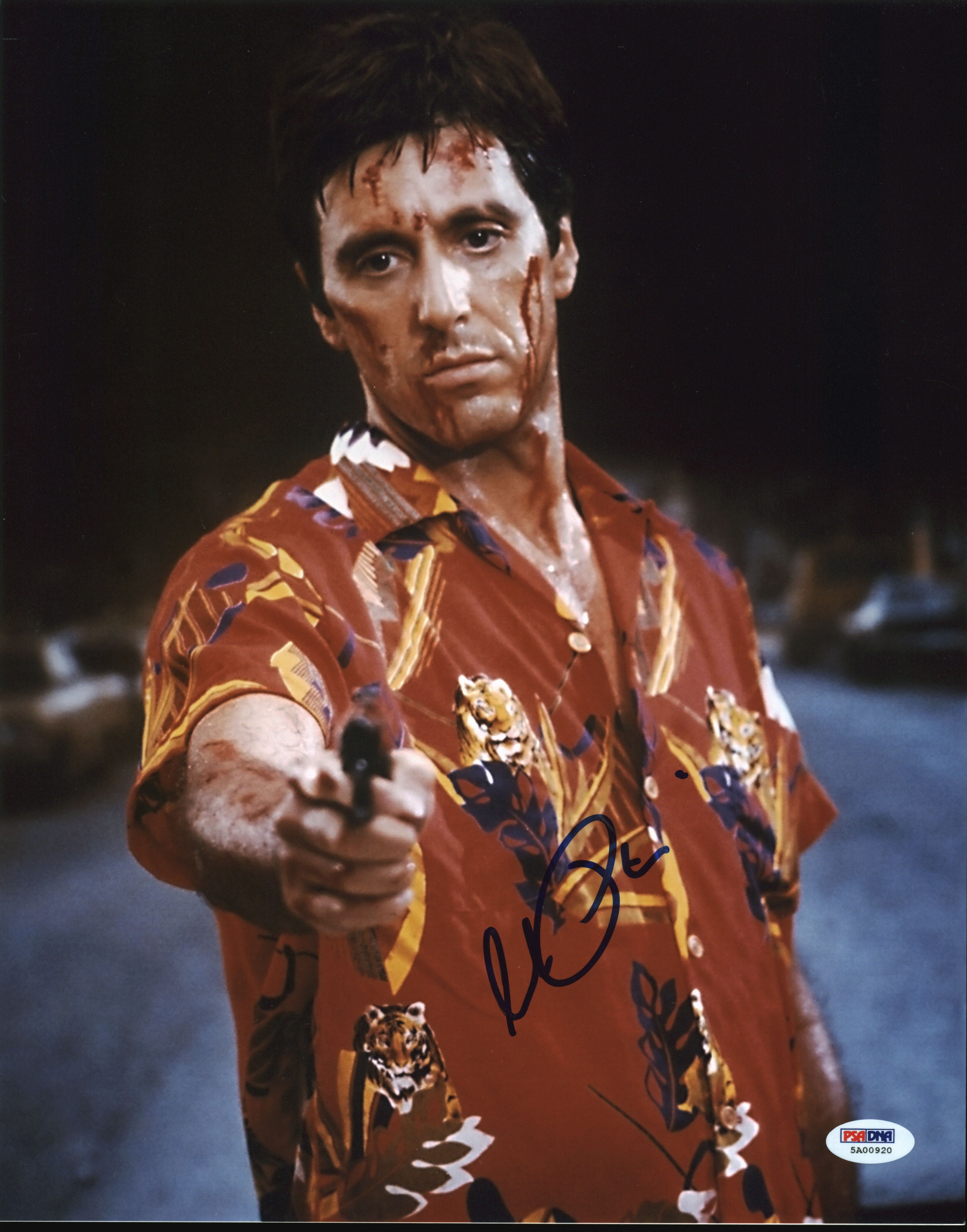 Al Pacino Scarface Signed 11x14 Vertical Photo Auto 10! PSA/DNA Itp #5A00920