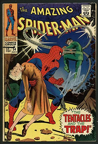 Stan Lee Signed Amazing Spider-Man #54 Comic Book Dr Octopus PSA/DNA #W18764