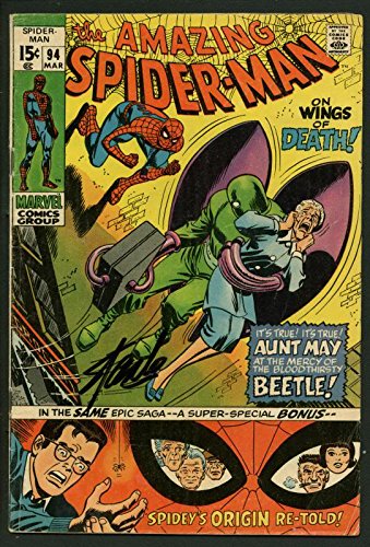 Stan Lee Signed Amazing Spider-Man #94 Comic Book The Beetle PSA/DNA #W18721