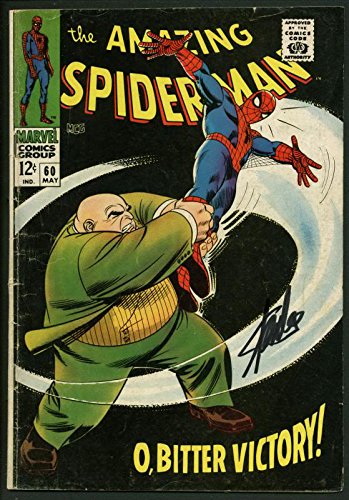 Stan Lee Signed Amazing Spider-Man #60 Comic Book Kingpin PSA/DNA #W18786