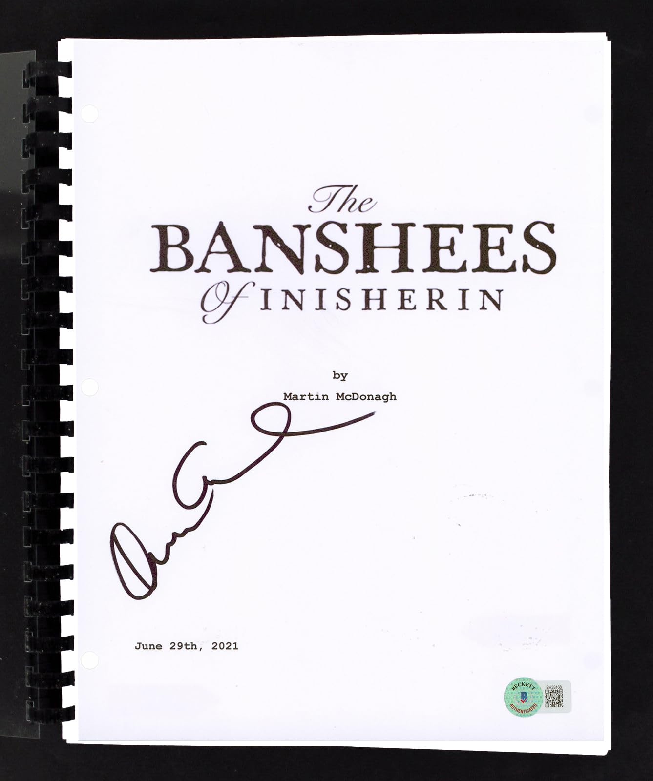 Kerry Condon The Banshees of Inisherin Signed Movie Script BAS #BH33168