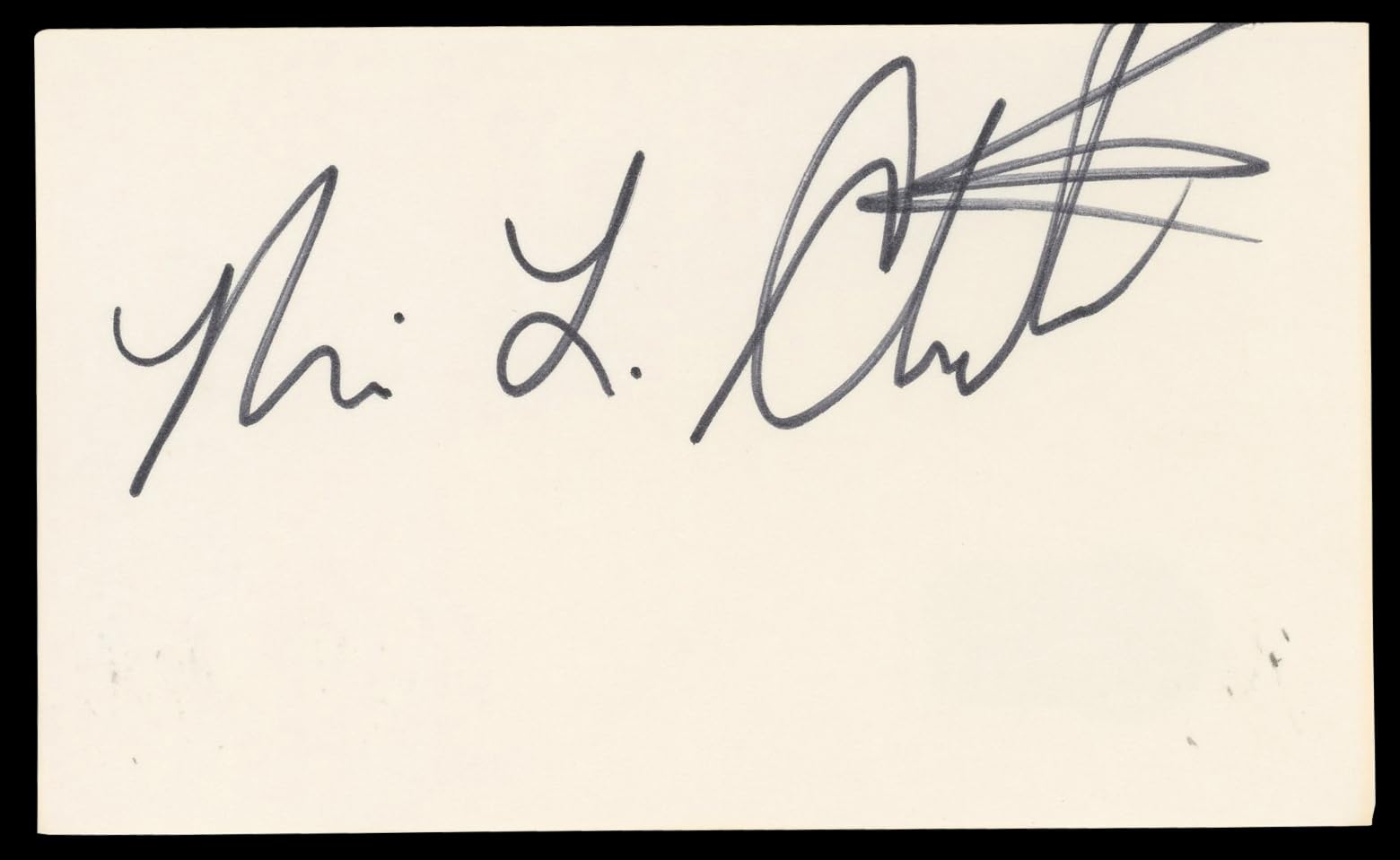 Morris Chestnut Boyz N The Hood Authentic Signed 3x5 Index Card BAS #BN35229