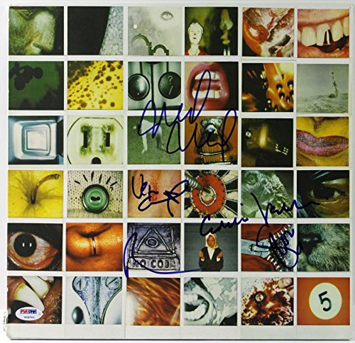 Pearl Jam (5) Vedder, Mccready, Ament, Gossard & Irons Signed Album PSA #V09701
