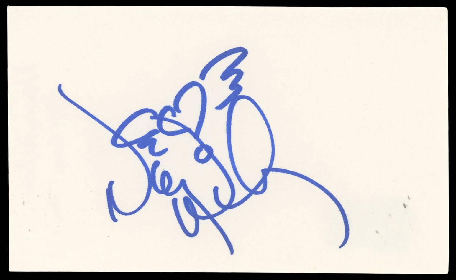 Nancy Wilson Musician Authentic Signed 3x5 Index Card Autographed BAS #BN06495