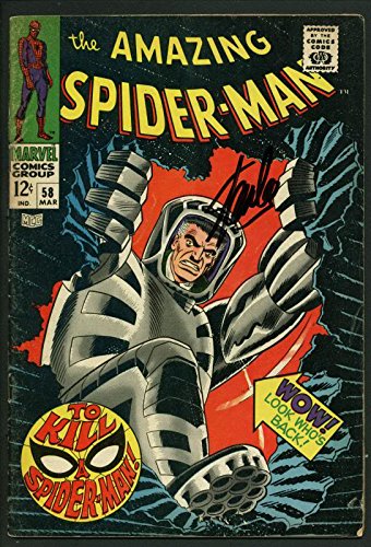 Stan Lee Signed Amazing Spider-Man #58 Comic Book Romita PSA/DNA #W18670