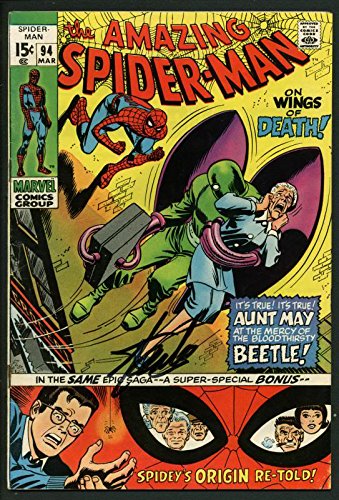 Stan Lee Signed Amazing Spider-Man #94 Comic Book The Beetle PSA/DNA #W18601