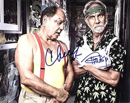 Cheech Marin & Tommy Chong Up in Smoke Authentic Signed 8x10 Photo BAS #B61894