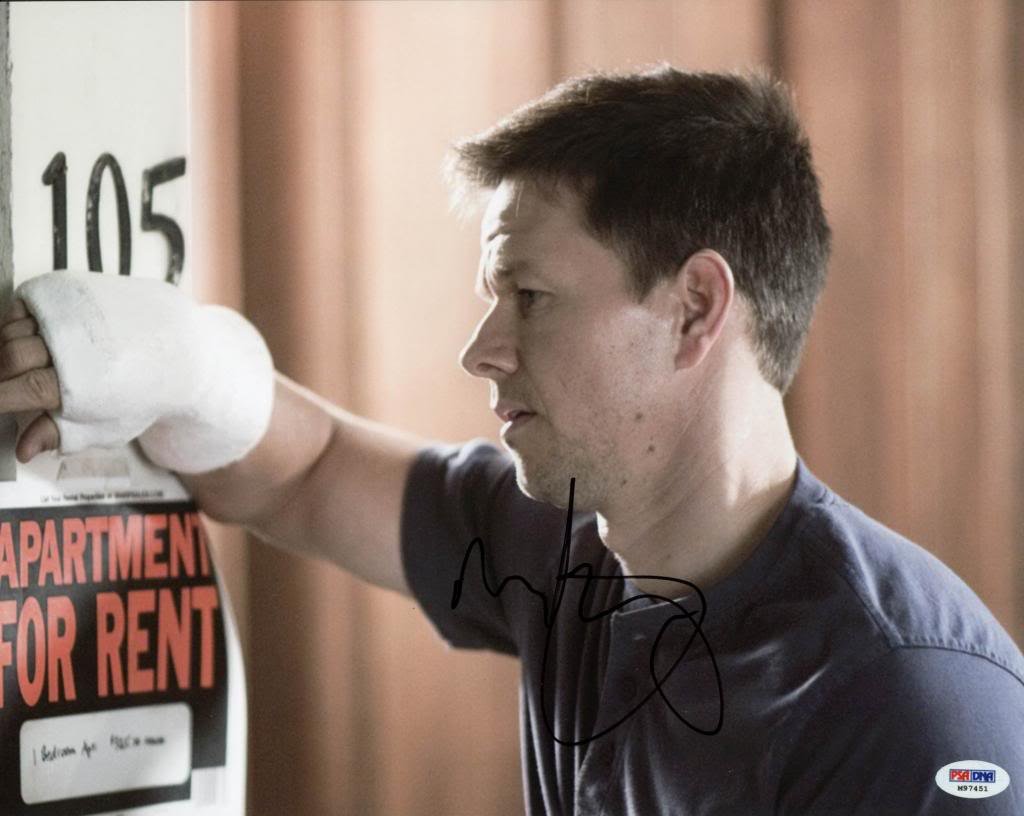 Mark Wahlberg The Fighter Signed Authentic 11X14 Photo PSA/DNA #M97451