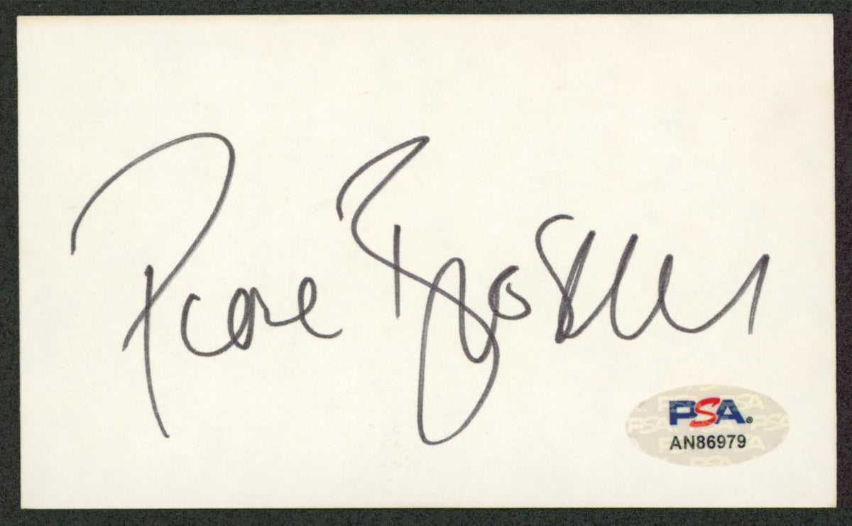 Pierce Brosnan GoldenEye Signed 3x5 Index Card Autographed PSA/DNA #AN86979