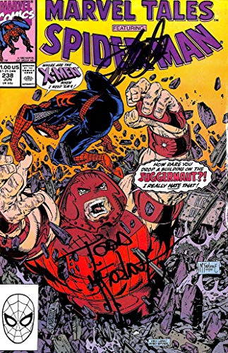Stan Lee & Todd McFarlane Signed Marvel Tales Spider-Man #238 Comic BAS #E35336