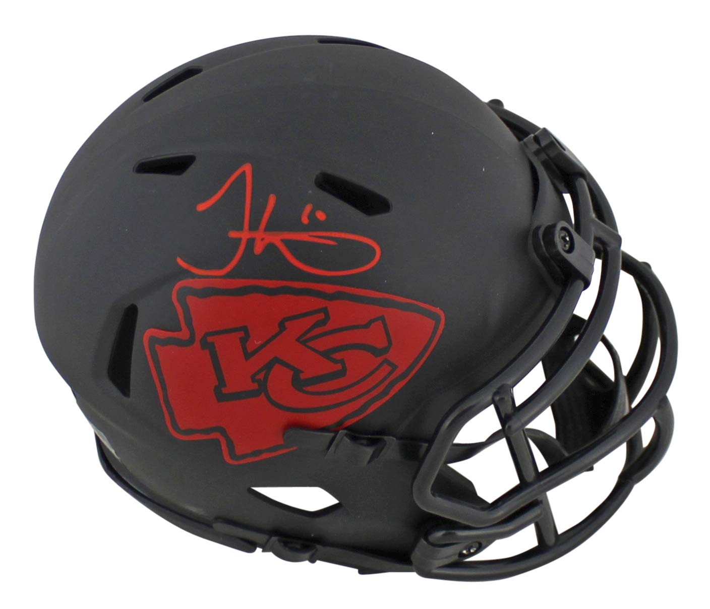 Chiefs Tyreek Hill Signed Eclipse Speed Mini Helmet Autographed BAS Witnessed