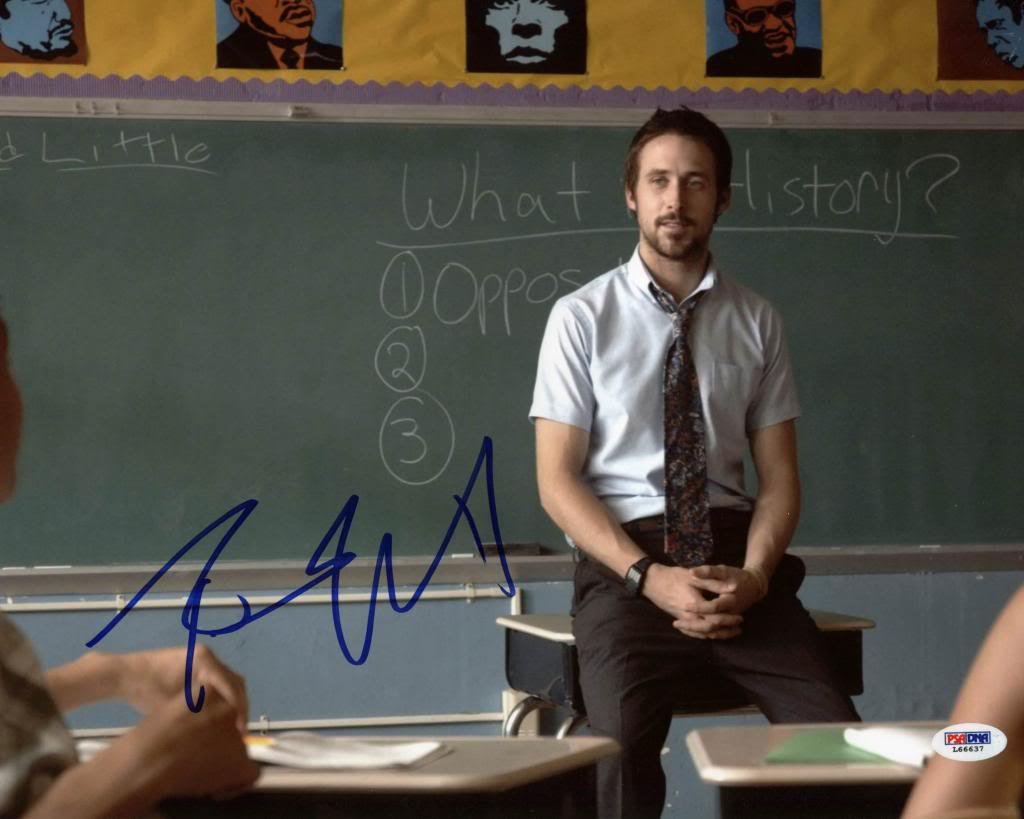 Ryan Gosling Half Nelson Signed Authentic 11X14 Photo PSA/DNA #L66637
