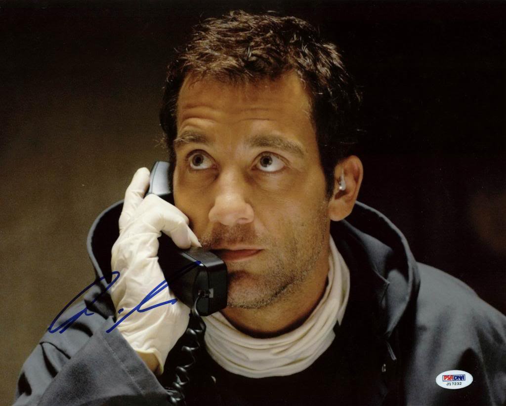 Clive Owen Inside Man Signed Authentic 11X14 Photo Autographed PSA/DNA #J17232