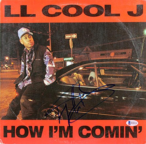 L.L. Cool J. Signed How I'm Comin' Album Cover W/ Vinyl Autographed BAS #B18214