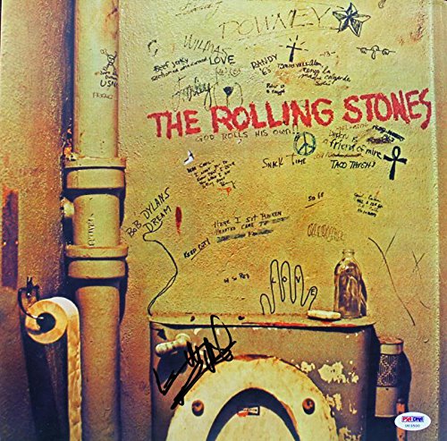 Keith Richards The Rolling Stones Signed Album Cover W/ Vinyl PSA/DNA #U03500