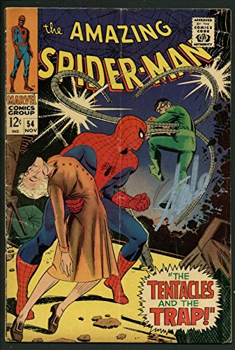 Stan Lee Signed Amazing Spider-Man #54 Comic Book Dr Octopus PSA/DNA #W18757