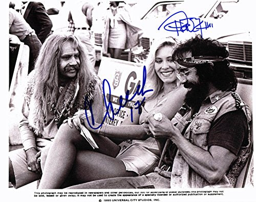 Cheech Marin & Tommy Chong Next Movie Authentic Signed 8x10 Photo BAS #B61889