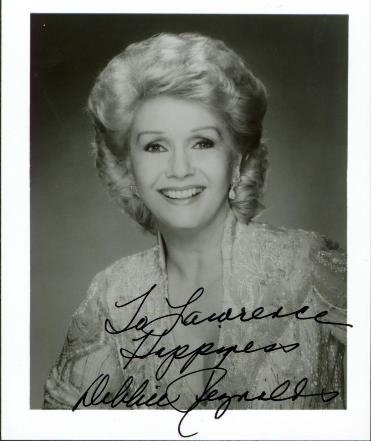 Debbie Reynolds Singin' in the Rain Authentic Signed 4x5 Photo BAS #BN29236