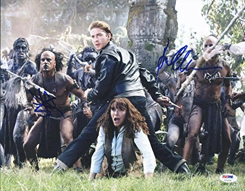 Shia Labeouf & Karen Allen Indiana Jones Signed 11X14 Photo PSA/DNA #U72149