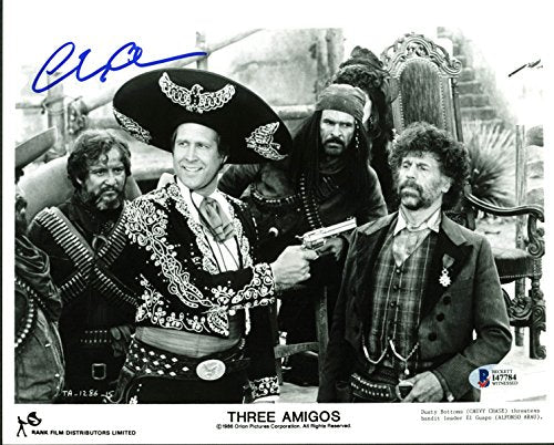 Chevy Chase Three Amigos Authentic Signed 8X10 Promo Photo BAS Witnessed #I47784