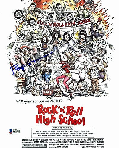 Roger Corman Rock n Roll High School Authentic Signed 8X10 Photo BAS #B51340