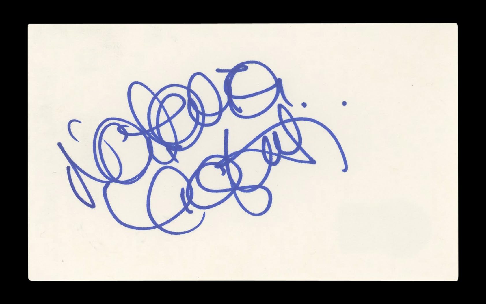 Natalia Cigliuti Saved By The Bell Authentic Signed 3x5 Index Card BAS #AD70173