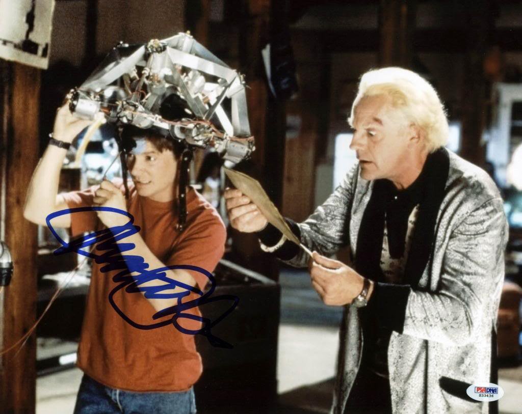 Michael J Fox Back To The Future Signed Authentic 11X14 Photo PSA/DNA #S33436