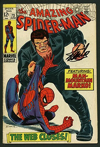 Stan Lee Signed Amazing Spider-Man #73 Comic Book Man-Mountain Marko PSA #W18598