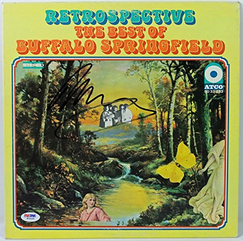 Neil Young Buffalo Springfield Authentic Signed Album Cover PSA/DNA #W79189