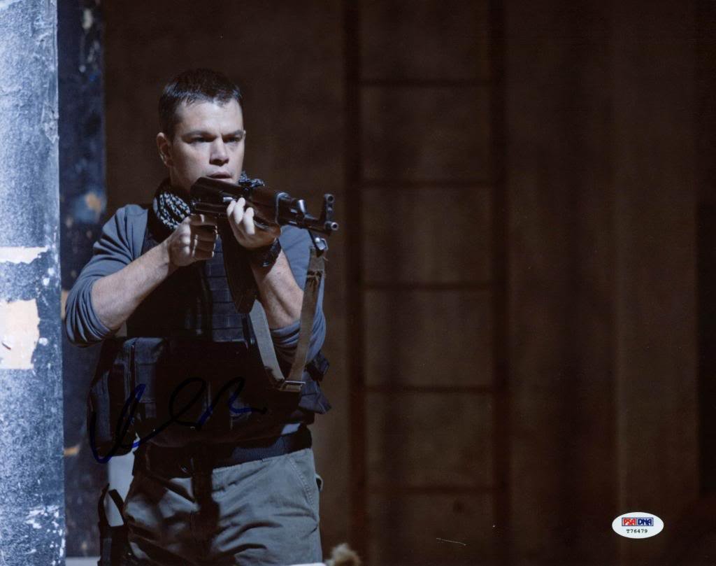 Matt Damon Green Zone Signed Authentic 11X14 Photo Autographed PSA/DNA #T76479