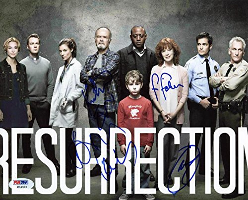 Resurrection Cast (4) Epps, Fisher, Smith & Kelley Signed 8X10 Photo PSA #W04376