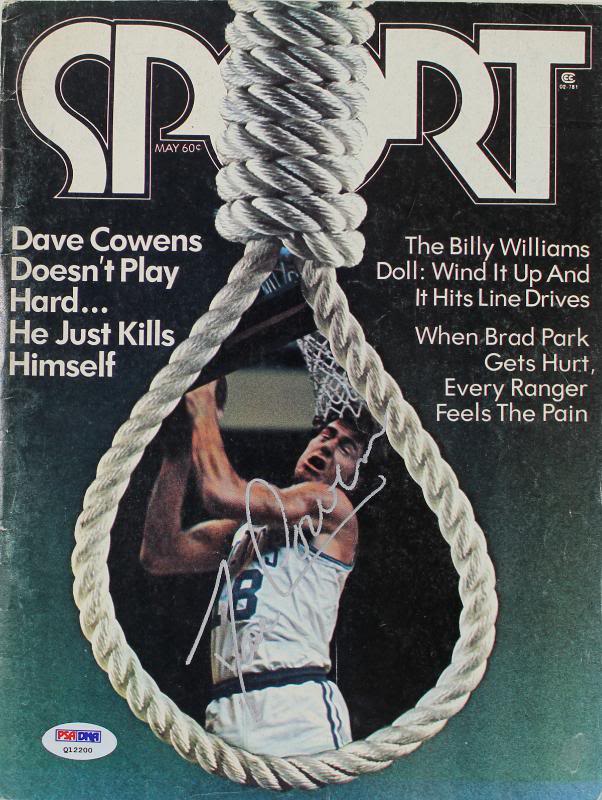 Celtics Dave Cowens Authentic Signed 1973 Sport Magazine PSA/DNA #Q12200
